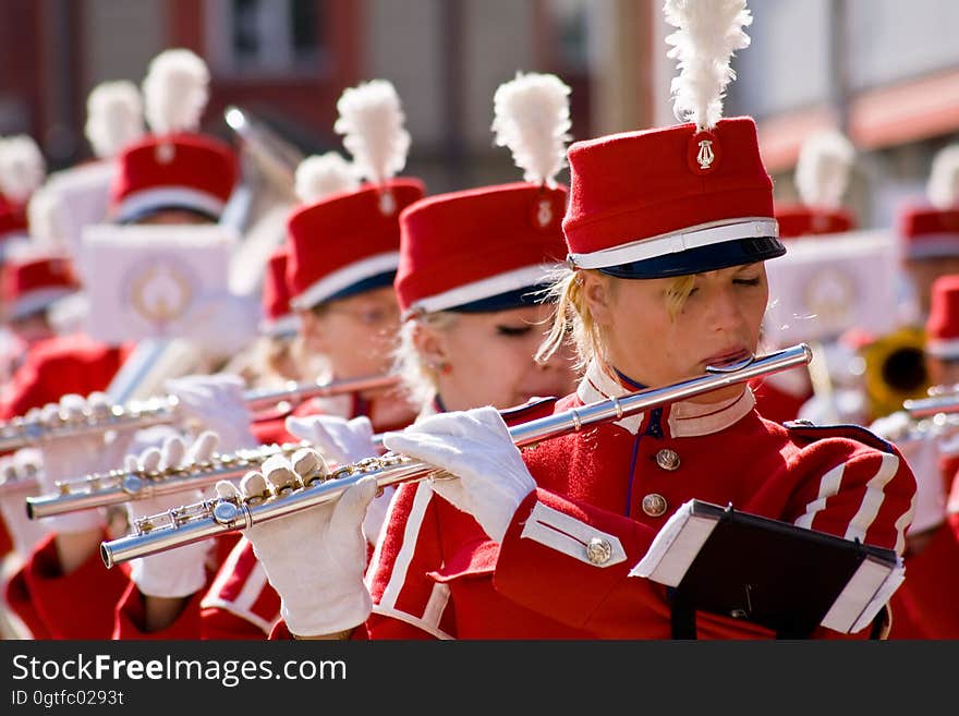 Demonstration första Maj i Falun 2009