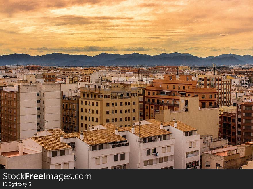 Overlooking Stone City Buildings