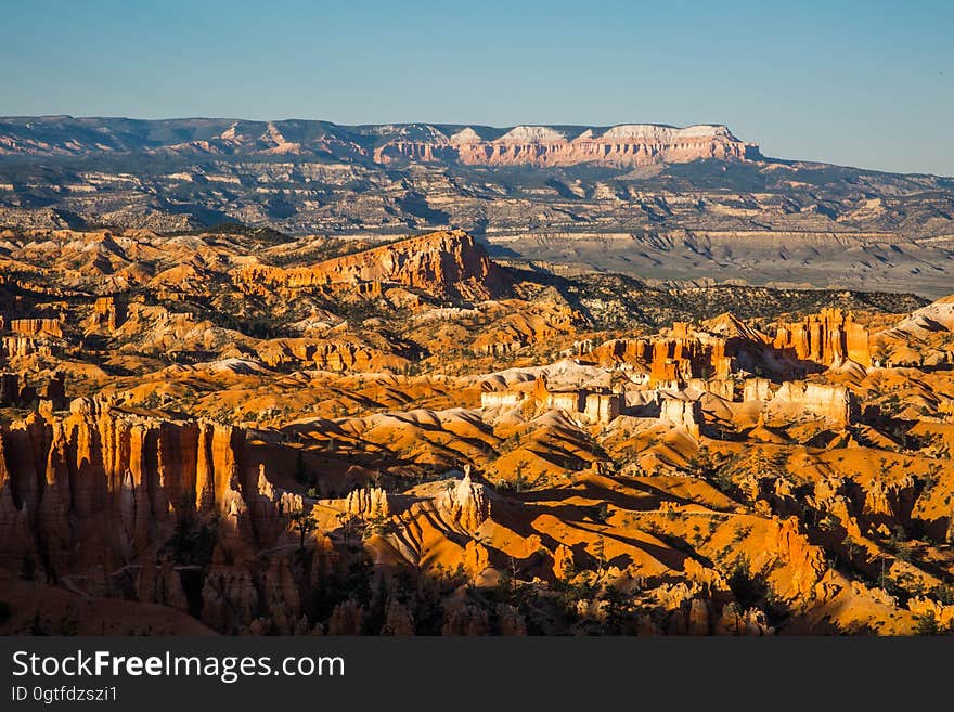 Scenic View of Landscape and Mountains