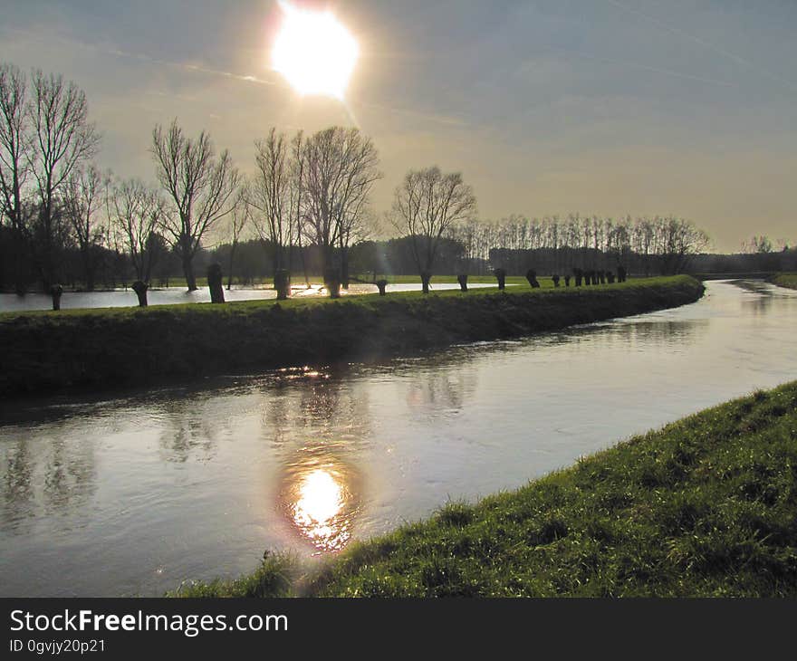 Water, Sky, Cloud, Plant, Water resources, Light