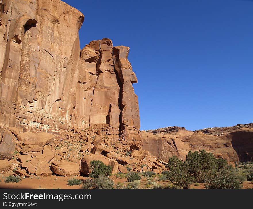 Historic Site, Rock, Sky, Badlands