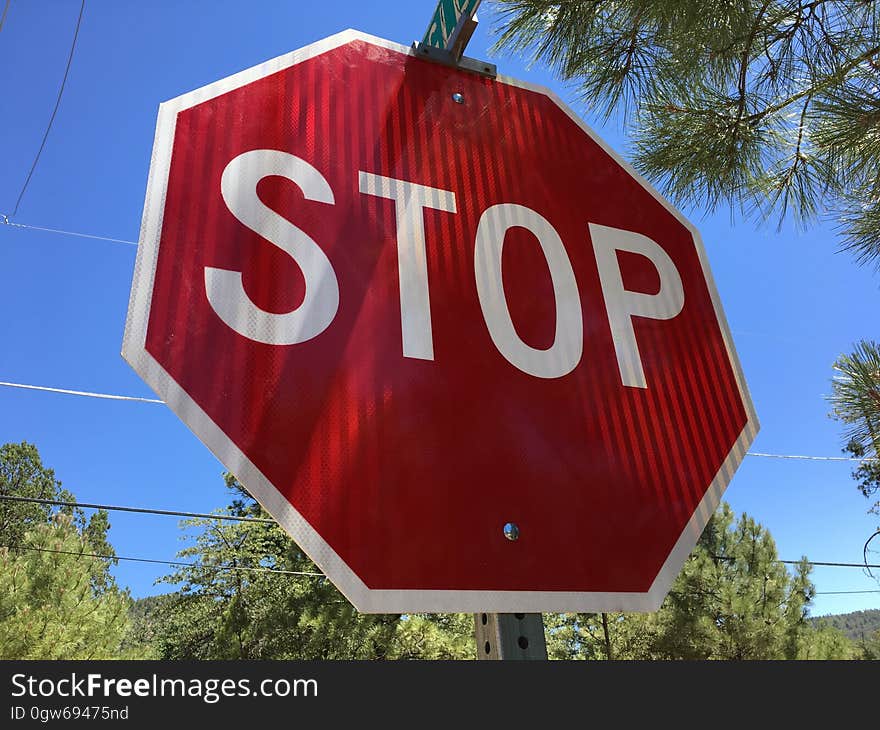 I saw a county worker unscrewing the stop sign at my corner. When I asked what was up he explained they were replacing a lot of worn out stop signs. &#x22;It seemed ok to me&#x22; I said. He explained they determine by measuring a sign&#x27;s reflectance. Never knew that. I saw a county worker unscrewing the stop sign at my corner. When I asked what was up he explained they were replacing a lot of worn out stop signs. &#x22;It seemed ok to me&#x22; I said. He explained they determine by measuring a sign&#x27;s reflectance. Never knew that.