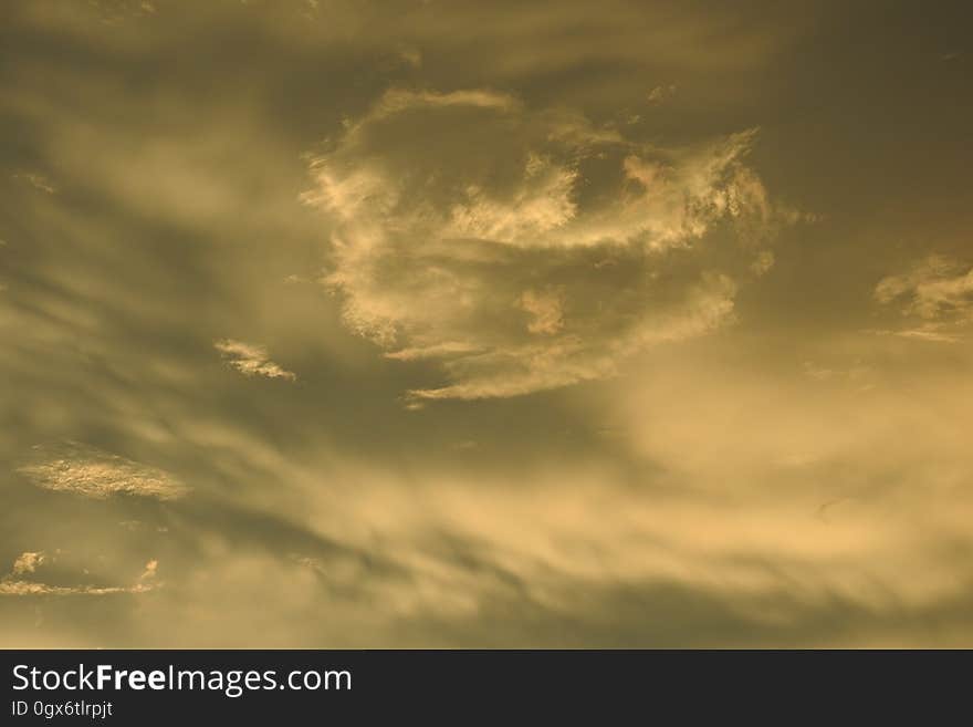 Cloud, Sky, Cumulus, Tints and shades, Natural landscape, Calm