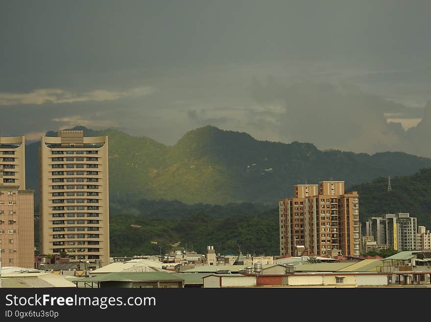 Cloud, Sky, Building, Atmosphere, Skyscraper, Mountain