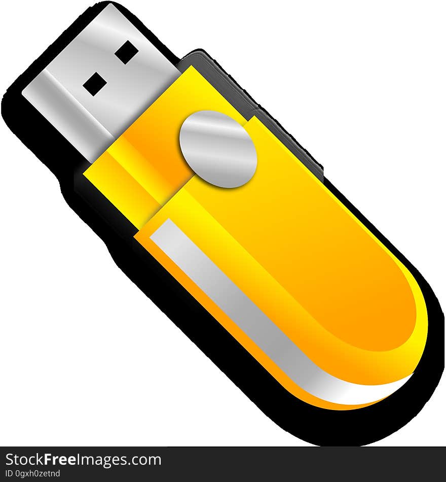 Yellow, Technology, Usb Flash Drive, Electronic Device