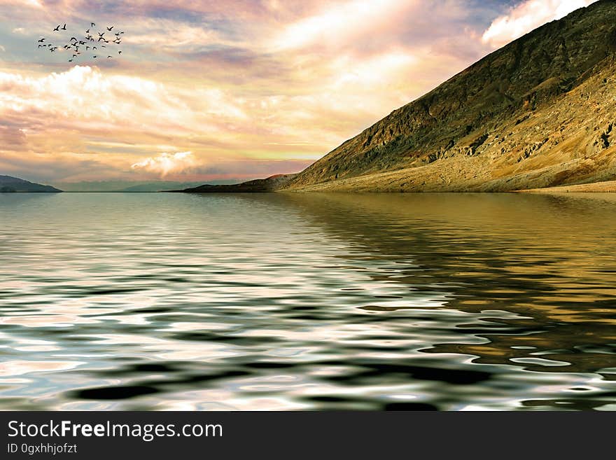 Sky, Nature, Water, Loch