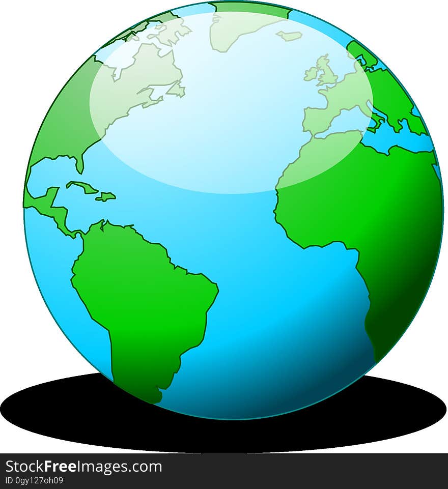 Green, Globe, Earth, World