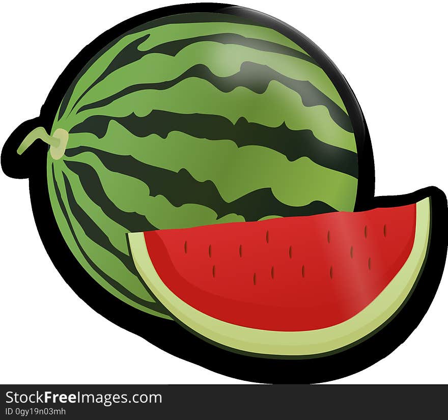 Watermelon, Produce, Melon, Fruit