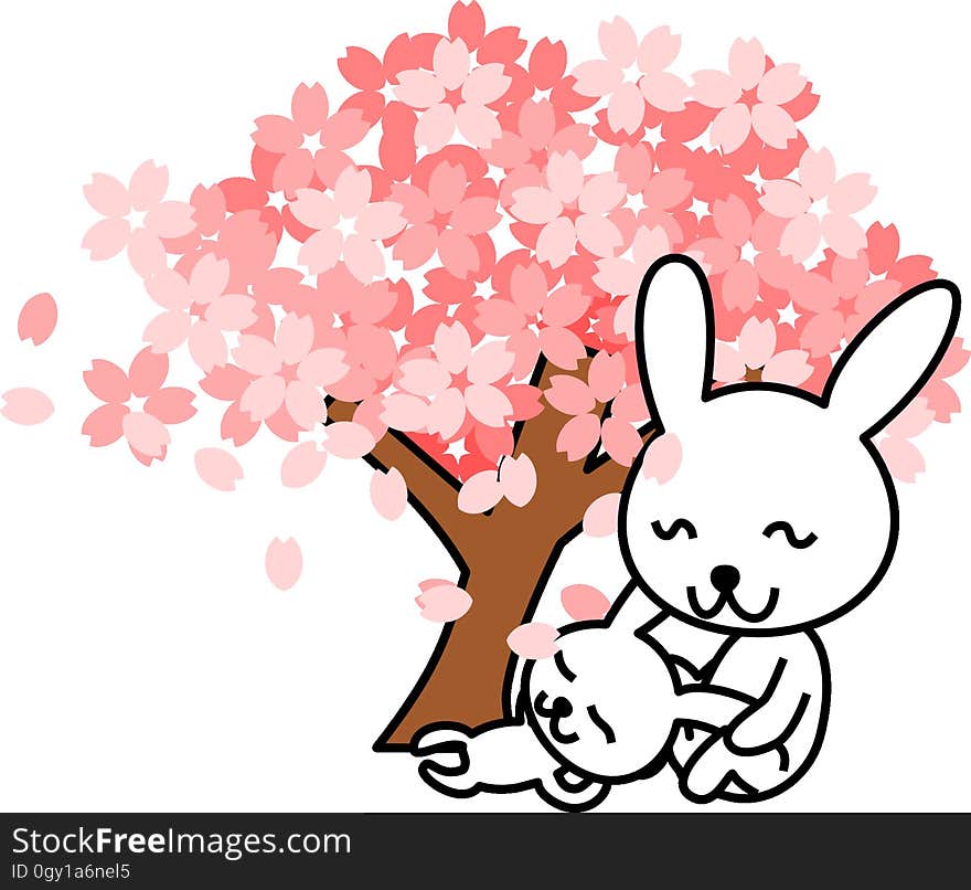 Pink, Flower, Mammal, Rabbit