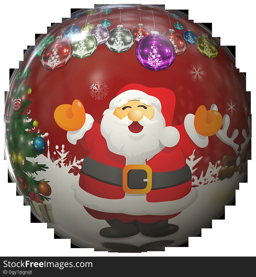 Christmas Ornament, Santa Claus, Fictional Character, Christmas Decoration