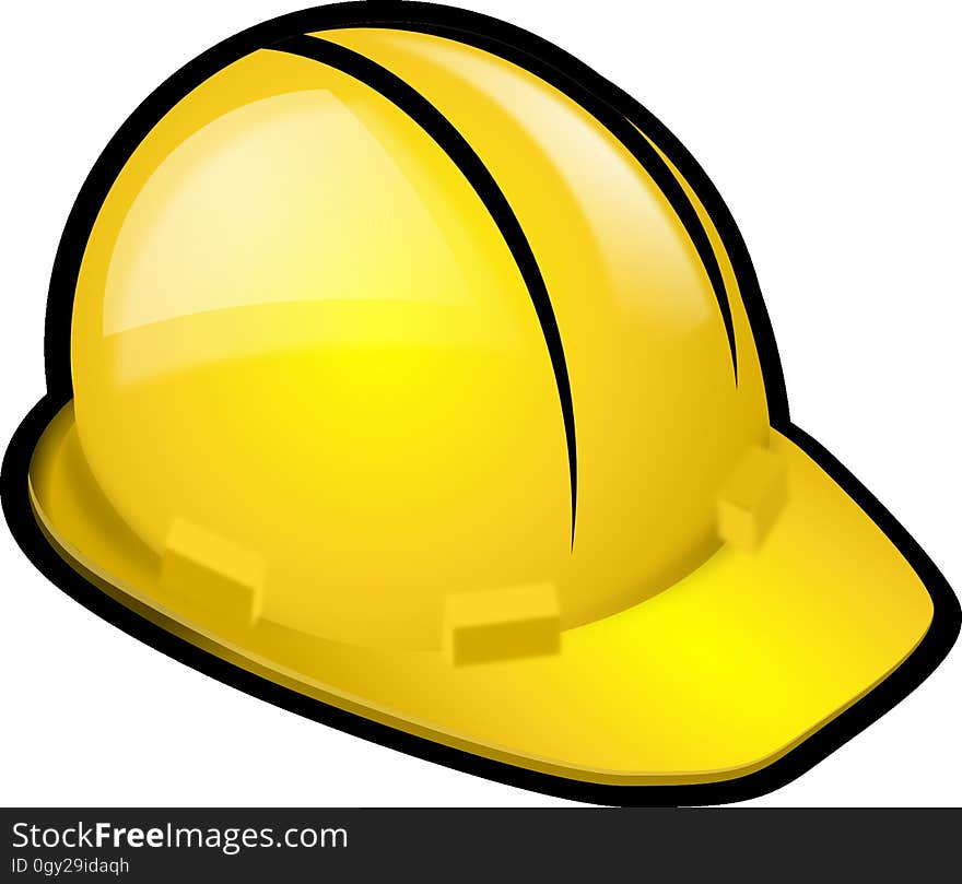 Yellow, Headgear, Hard Hat, Personal Protective Equipment