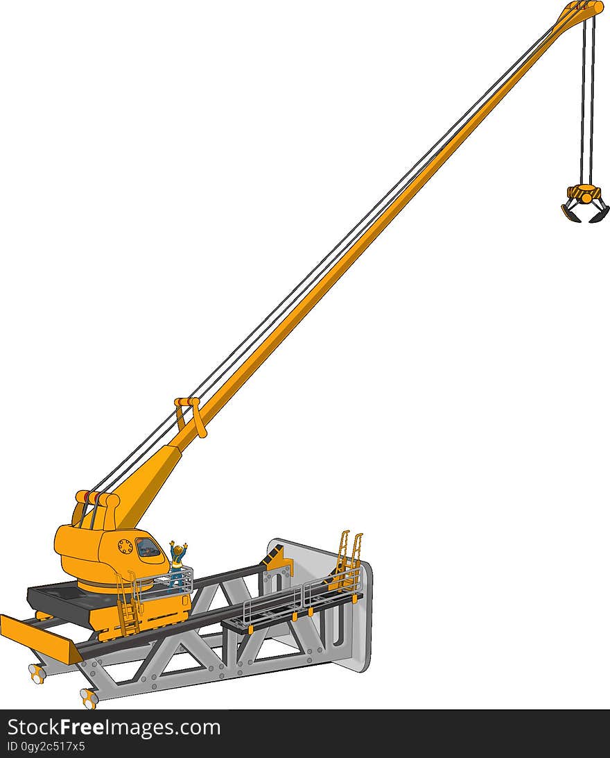 Construction Equipment, Crane, Line, Product