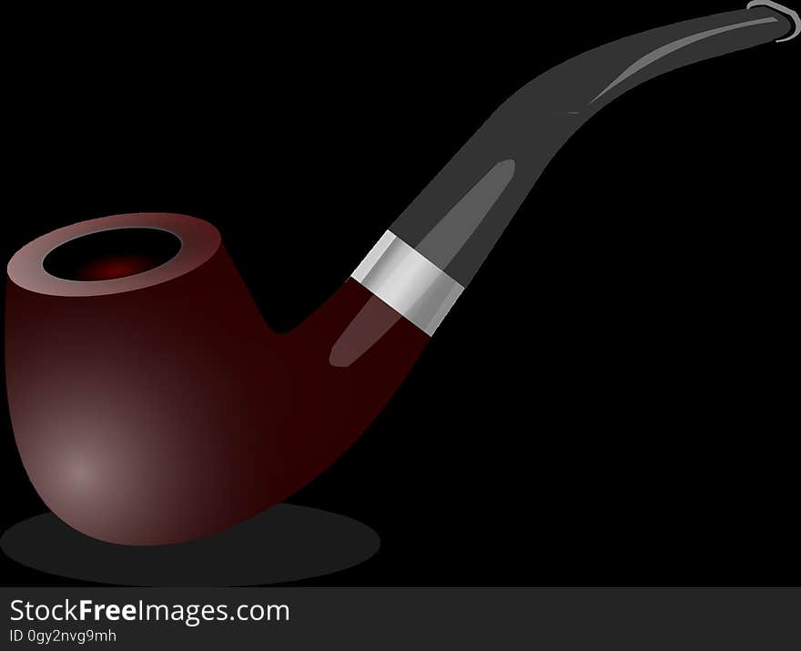 Tobacco Pipe, Product Design, Font, Product