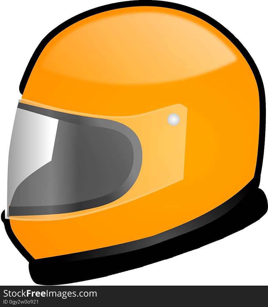 Yellow, Orange, Helmet, Headgear