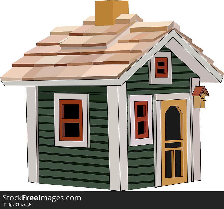 House, Shed, Home, Roof