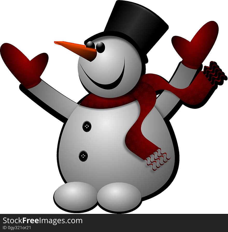 Snowman, Cartoon, Clip Art, Graphics