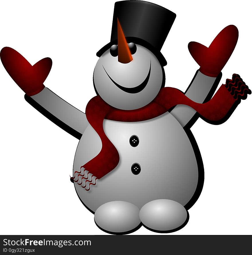 Snowman, Cartoon, Fictional Character, Clip Art