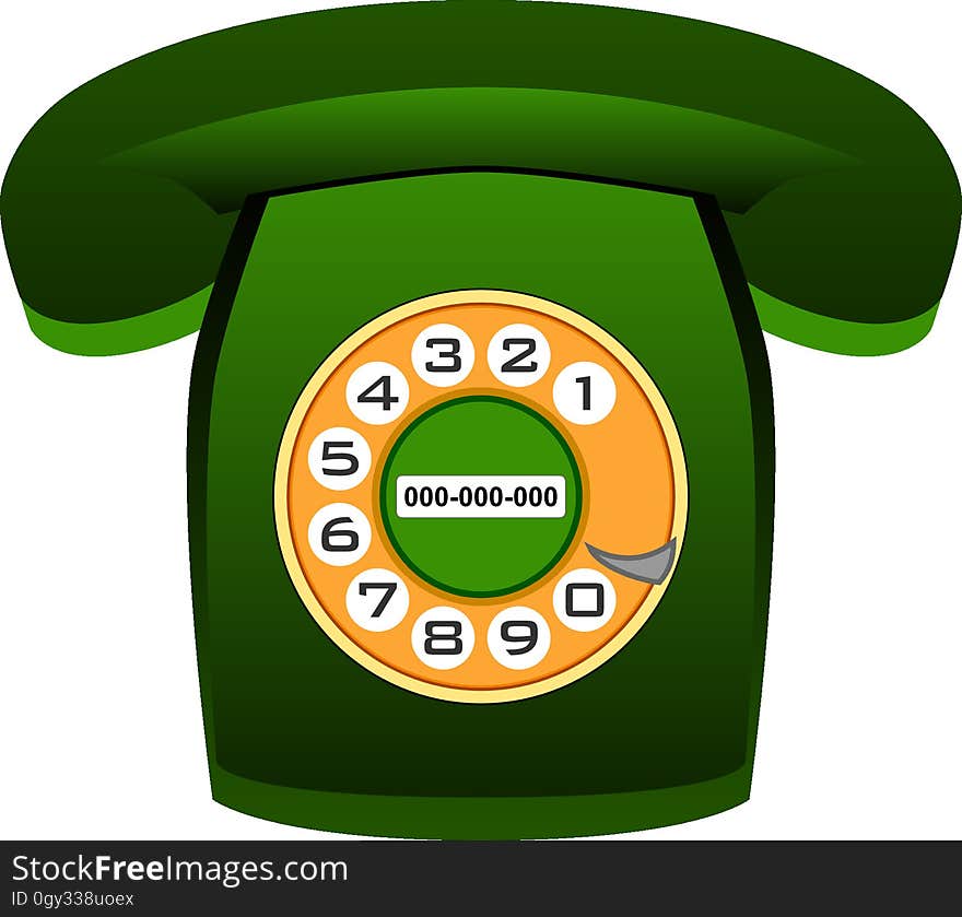 Green, Telephony, Technology, Font