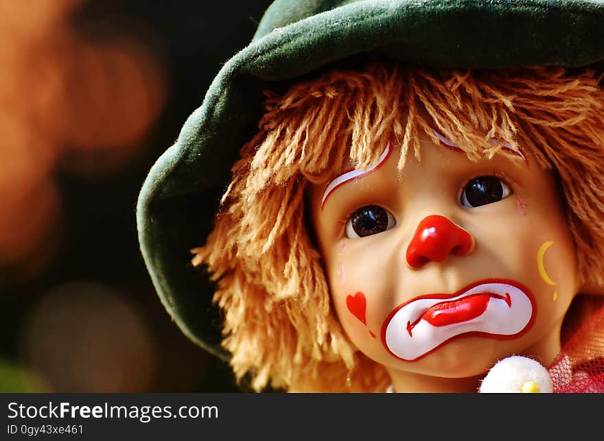 Clown, Nose, Close Up, Mouth