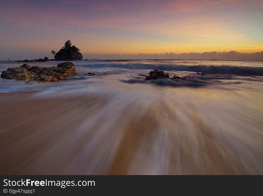 Sky, Sea, Shore, Horizon