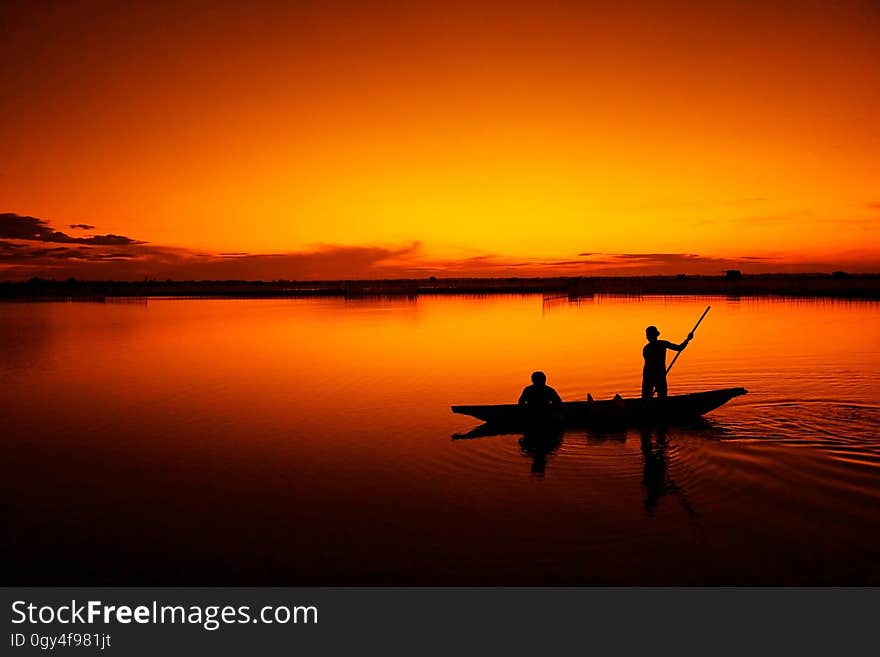 Reflection, Sunset, Afterglow, Sunrise