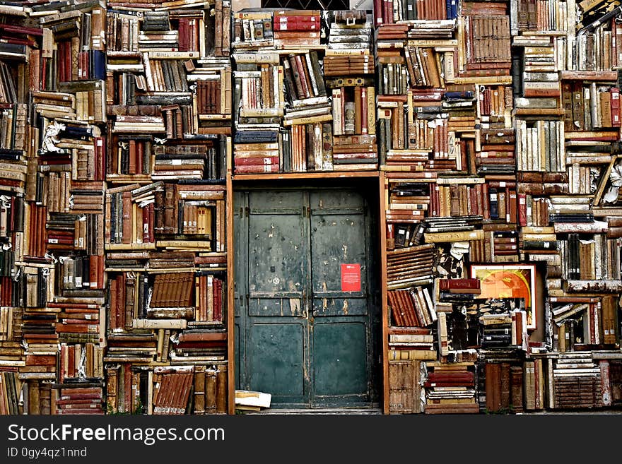 Bookcase, Wood, Bookselling, Library