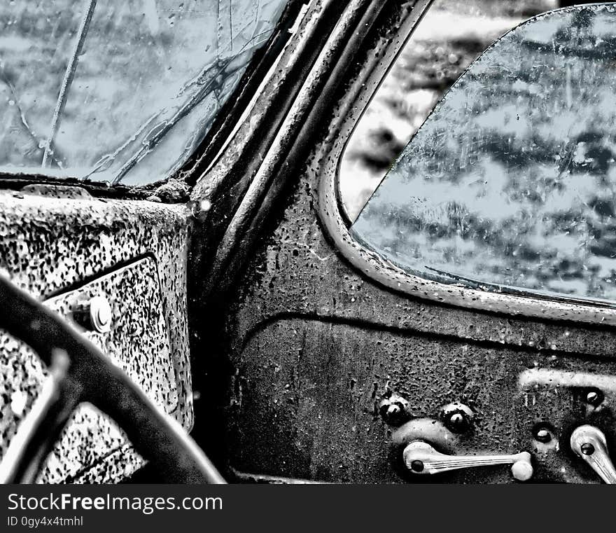 Black And White, Car, Motor Vehicle, Monochrome Photography