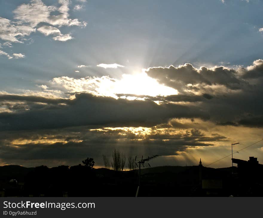 Another beautiful sunset today, taken from my bedroom window.