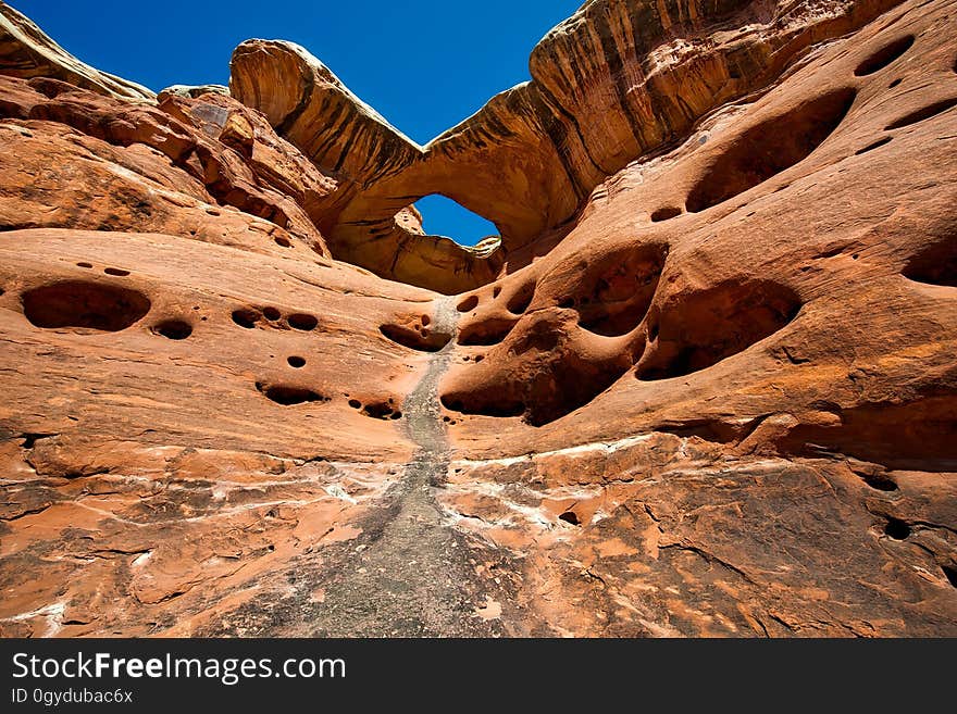 Rock, Badlands, Wilderness, Canyon