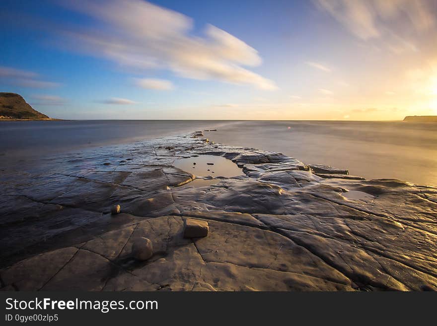 Sea, Sky, Shore, Horizon