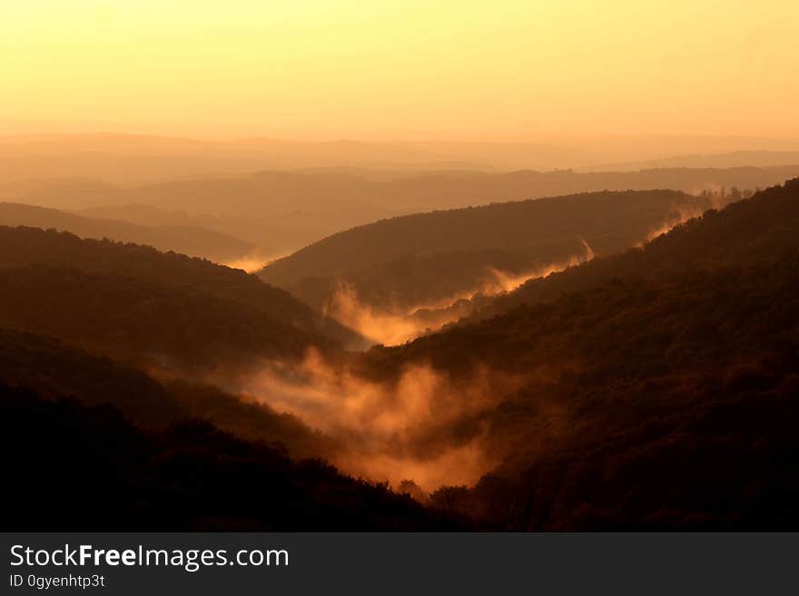 Sky, Dawn, Highland, Sunrise