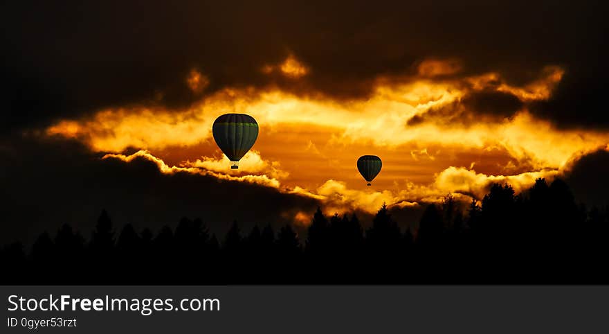 Sky, Nature, Hot Air Ballooning, Atmosphere