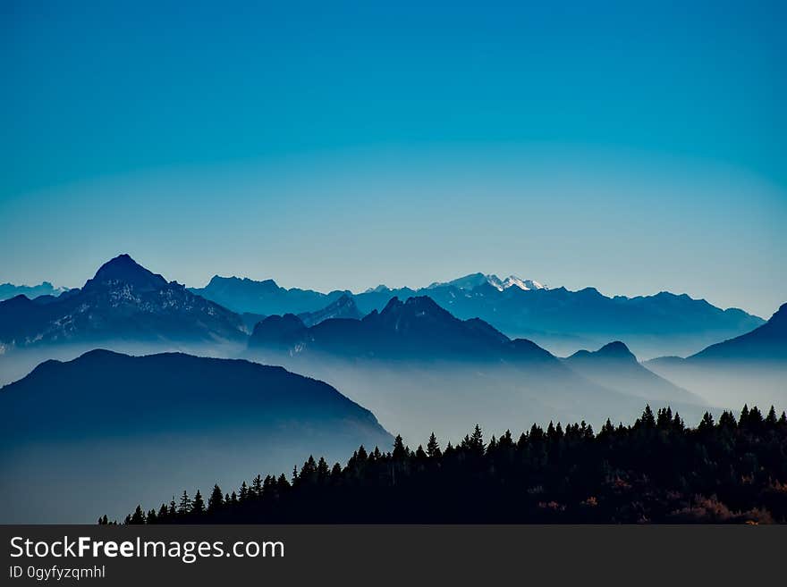 Sky, Mountain Range, Mountainous Landforms, Mountain