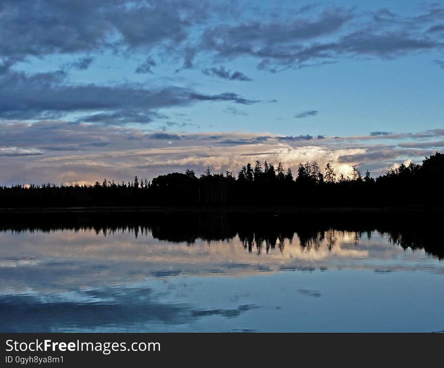 Reflection, Sky, Water, Nature