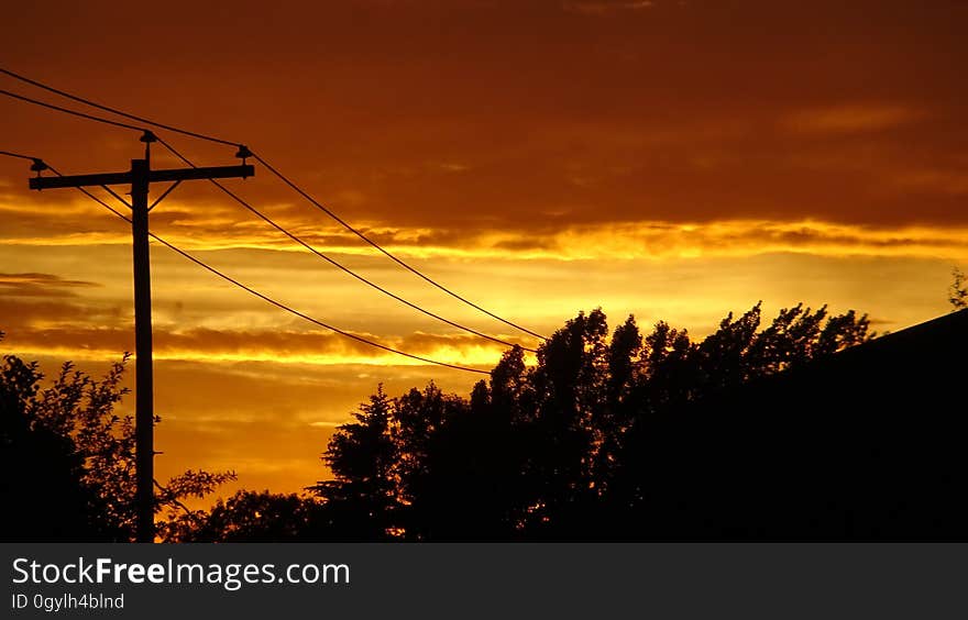 Coucher de soleil du lundi 19 juin 2017 à Lévis