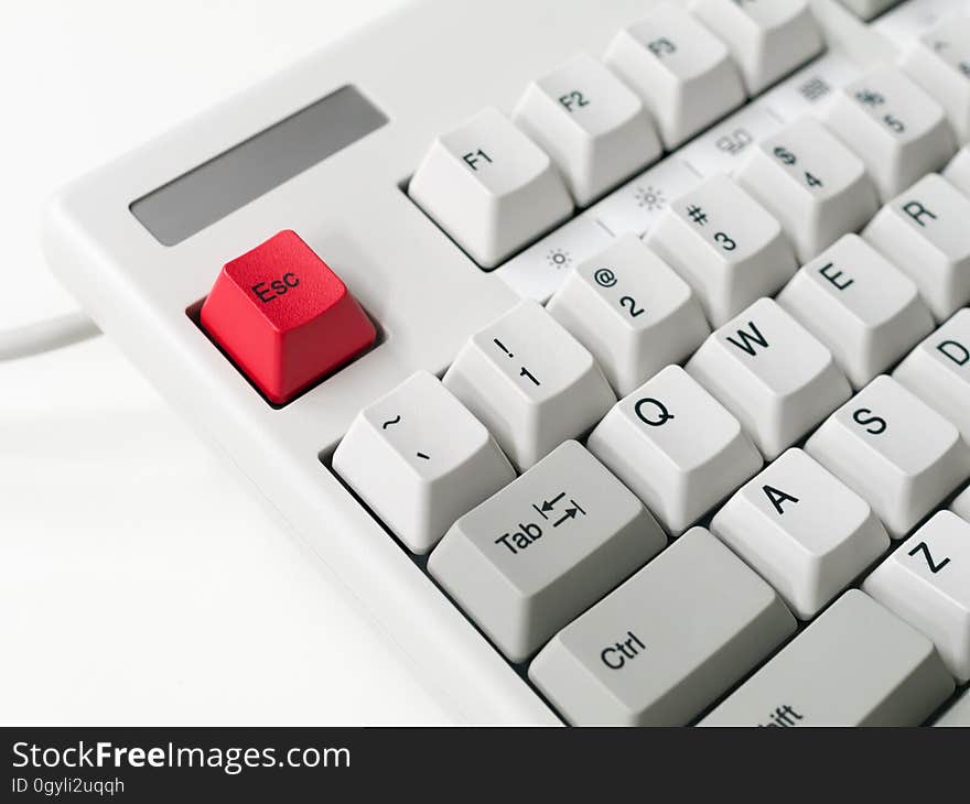 Close-up of Computer Keyboard