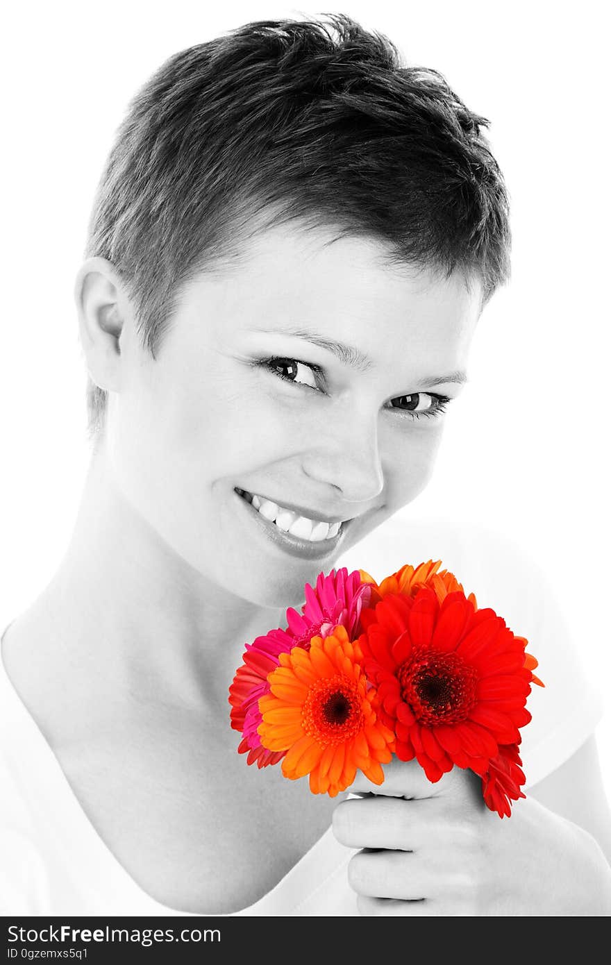 Flower, Face, Gerbera, Flowering Plant