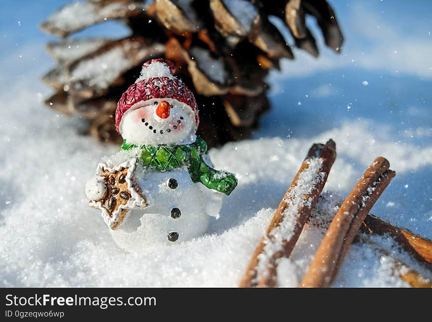 Winter, Snow, Snowman, Freezing