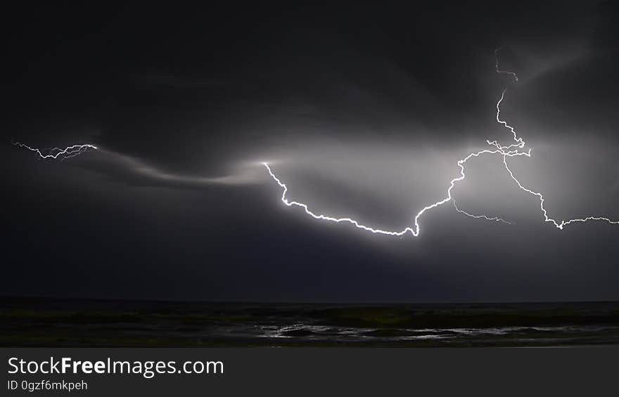 Lightning, Sky, Thunder, Atmosphere