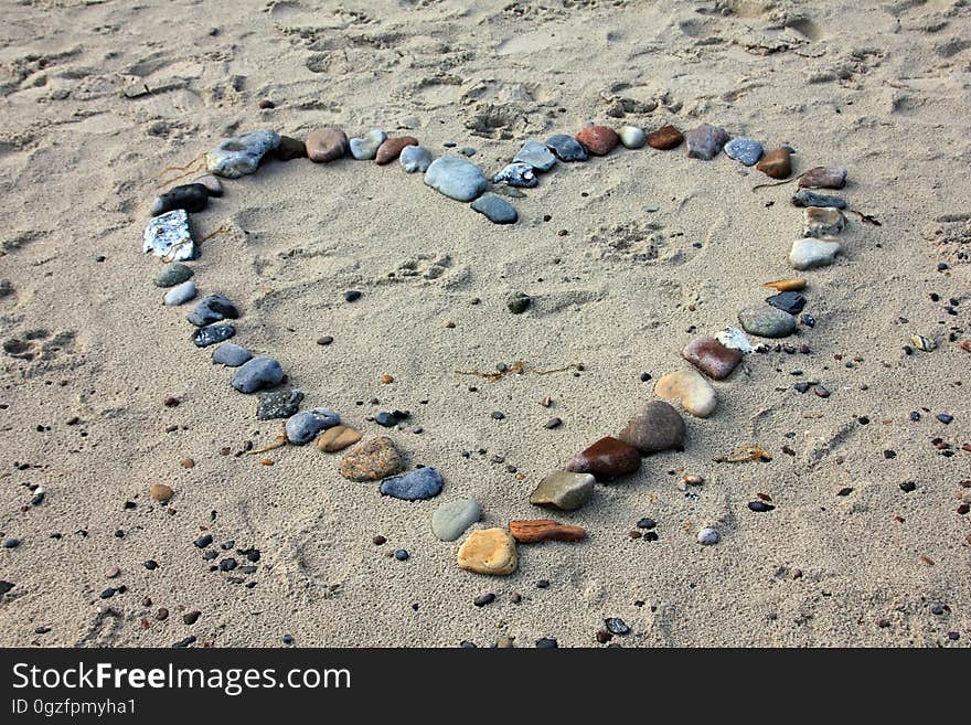 Sand, Pebble, Rock, Material