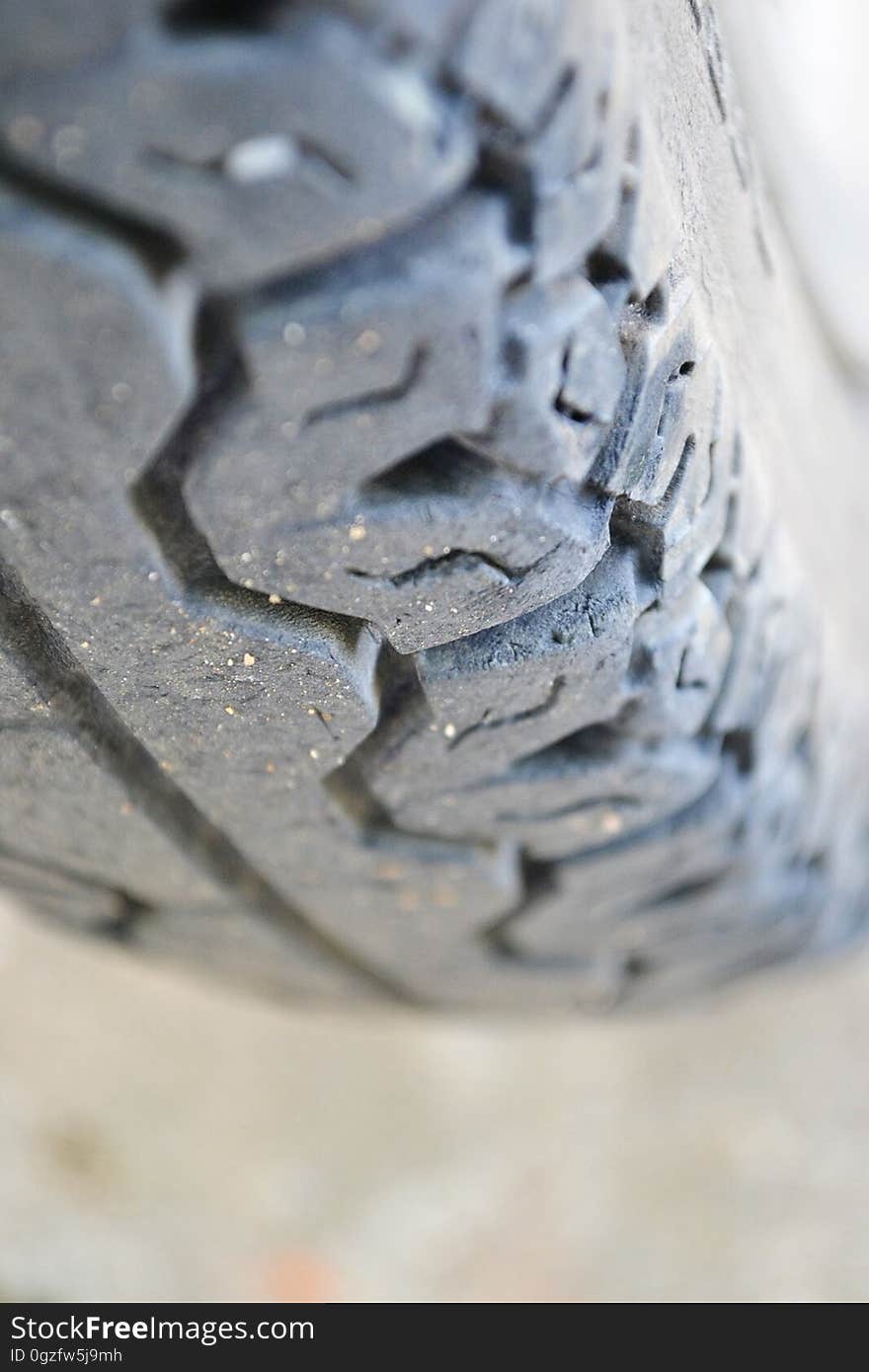 Automotive Tire, Close Up, Tire, Tread