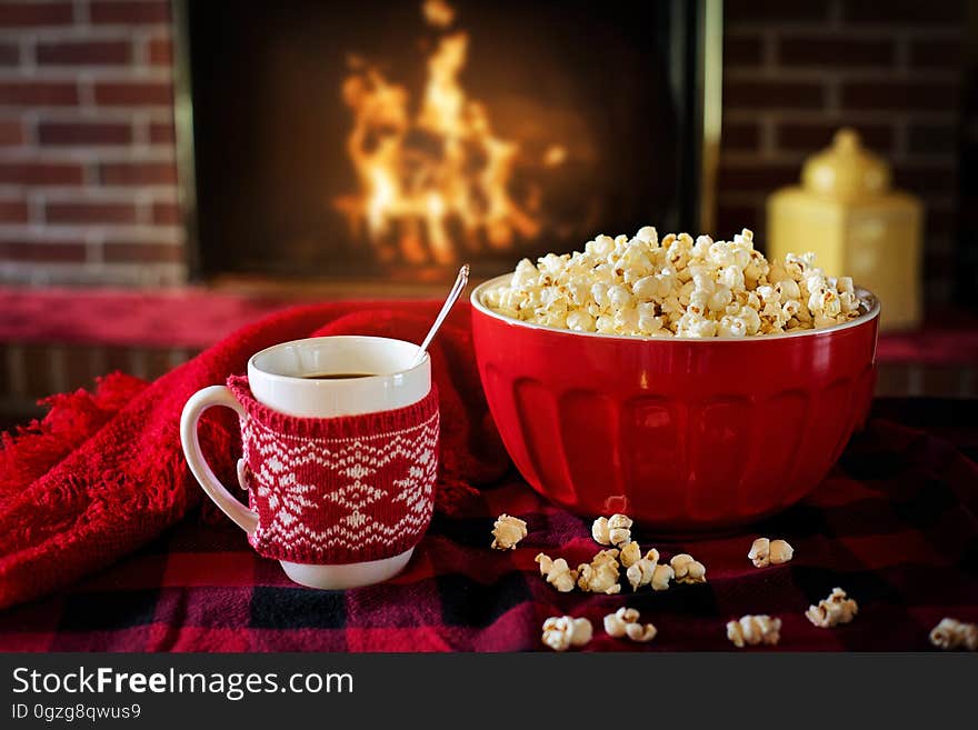 Popcorn, Kettle Corn, Tableware, Coffee Cup