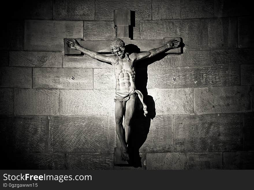 Black, Photograph, Black And White, Religious Item