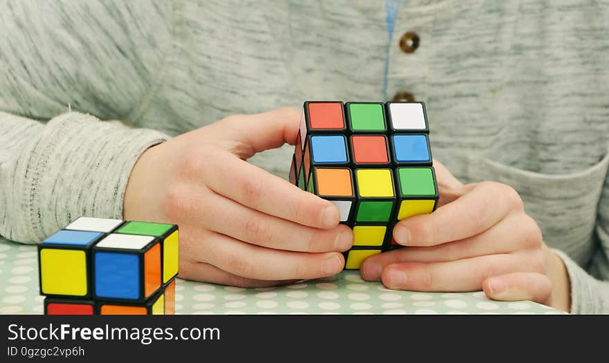 Rubik's Cube, Toy, Mechanical Puzzle, Play