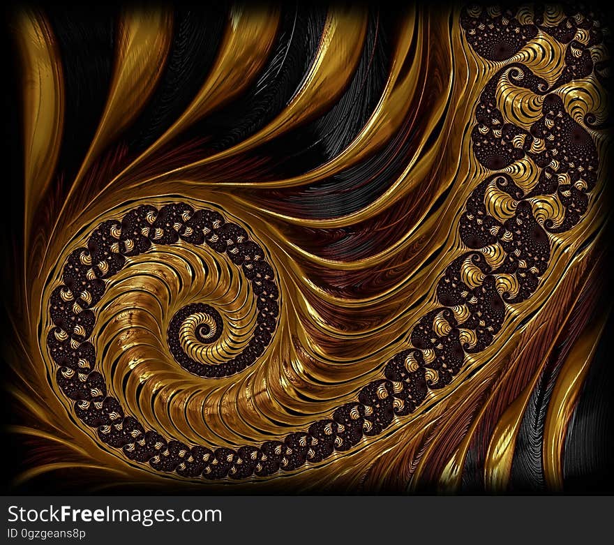 Fractal Art, Art, Spiral, Nautilida