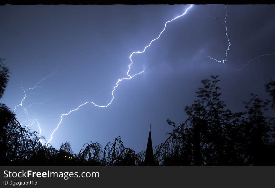 Lightning, Thunder, Sky, Thunderstorm