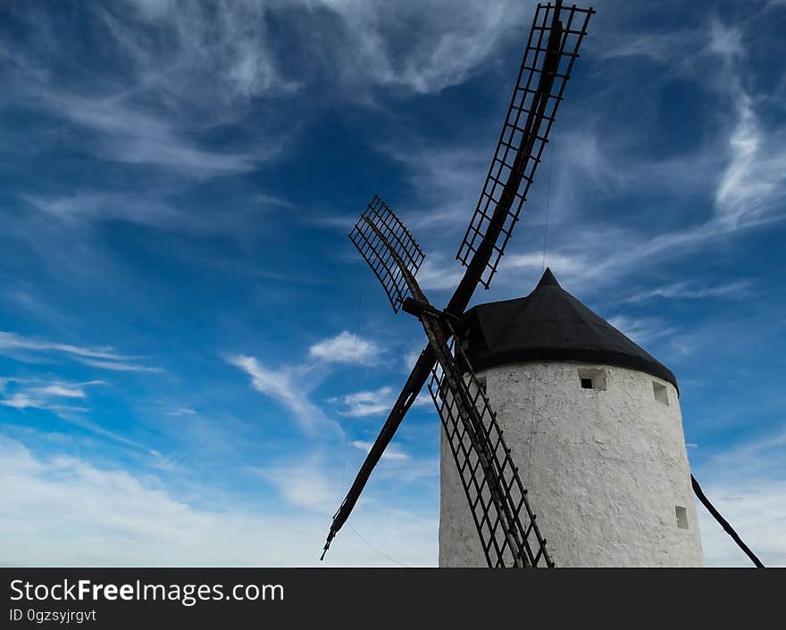 Windmill, Sky, Mill, Wind Turbine