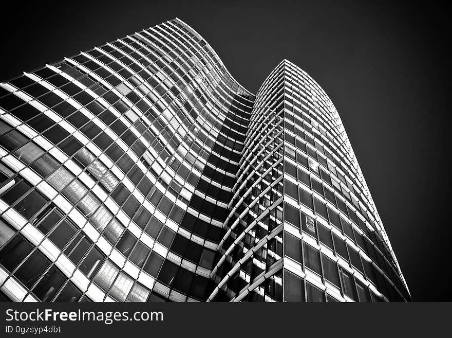 Building, Skyscraper, Black And White, Landmark