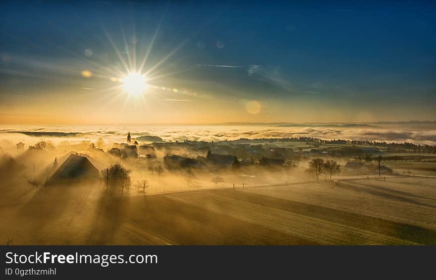 Sky, Horizon, Morning, Atmosphere