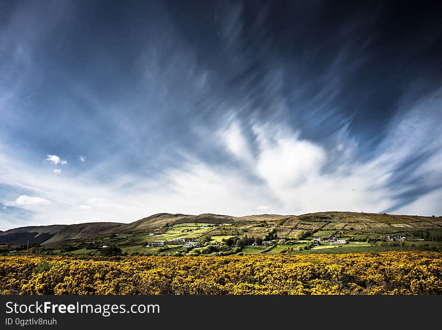 Sky, Nature, Cloud, Field